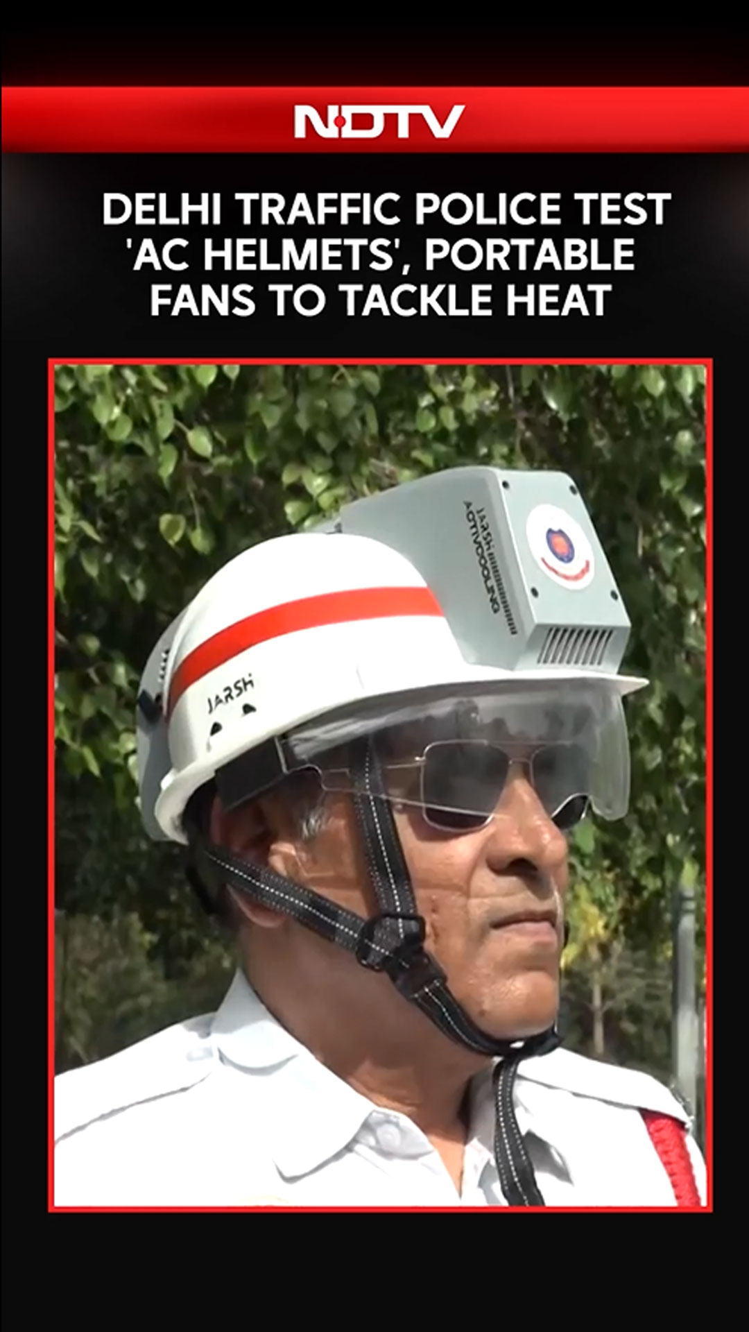 Delhi: Traffic Police Test 'AC Helmets', Portable Fans To Tackle Heat