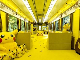 Watch: Vlogger Rides Japan's Pikachu-Themed Train, Shows What It's Like Inside