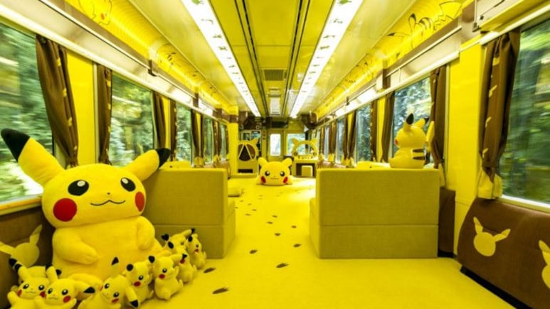 Watch: Vlogger Rides Japan's Pikachu-Themed Train, Shows What It's Like Inside