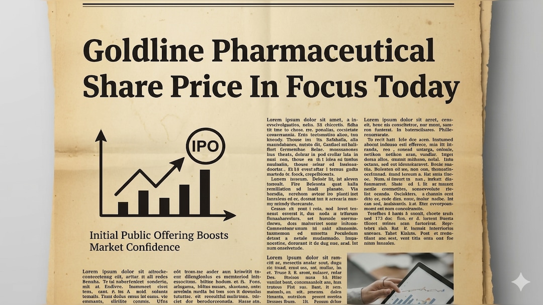 Goldline Pharmaceutical IPO Listing: GMP Signals Up To 35% Gain On Market Debut