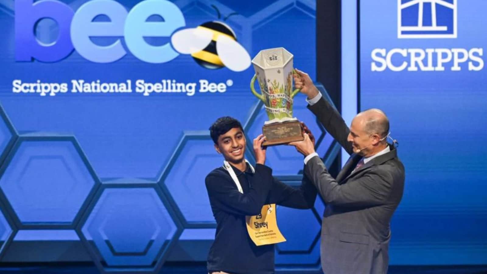 Scripps National Spelling Bee: America’s Spelling Champion Shrey Parikh’s Message To Students, “Just Try Your Best”: