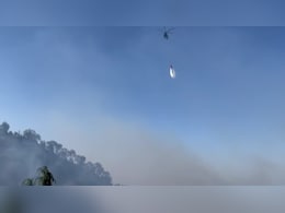 Forest Near Kasauli Air Force Station On Fire, Choppers Splash Water