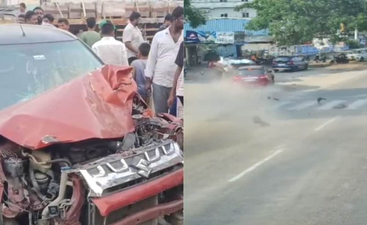 On Camera, Speeding SUV Rams Bikes In Telangana, 1 Dead