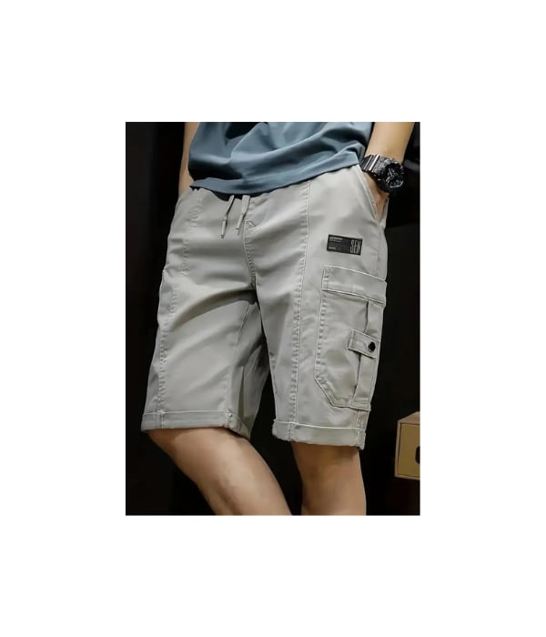 Click here to buy: ZARTHA Men Grey Cargo Shorts