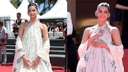 Pakistani Star Sanam Saeed Debuts At Cannes In A White Peacock-Inspired Look