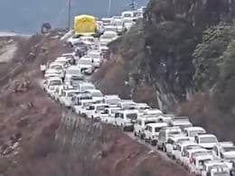 Video: Tourists Crowd Sikkim Hills, Traffic Chaos At Zero Point