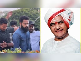 Jr NTR Pays Tribute To Grandfather NT Rama Rao On 103rd Birth Anniversary In Hyderabad