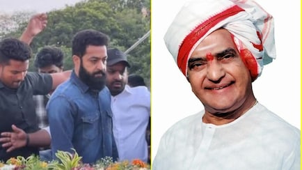 Jr NTR Pays Tribute To Grandfather N.T. Rama Rao On 103rd Birth Anniversary