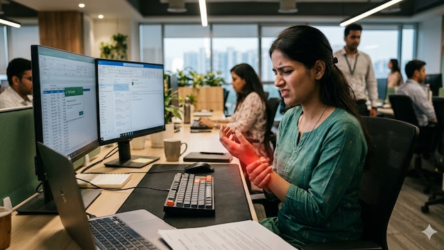 Most desk-related hand conditions are preventable