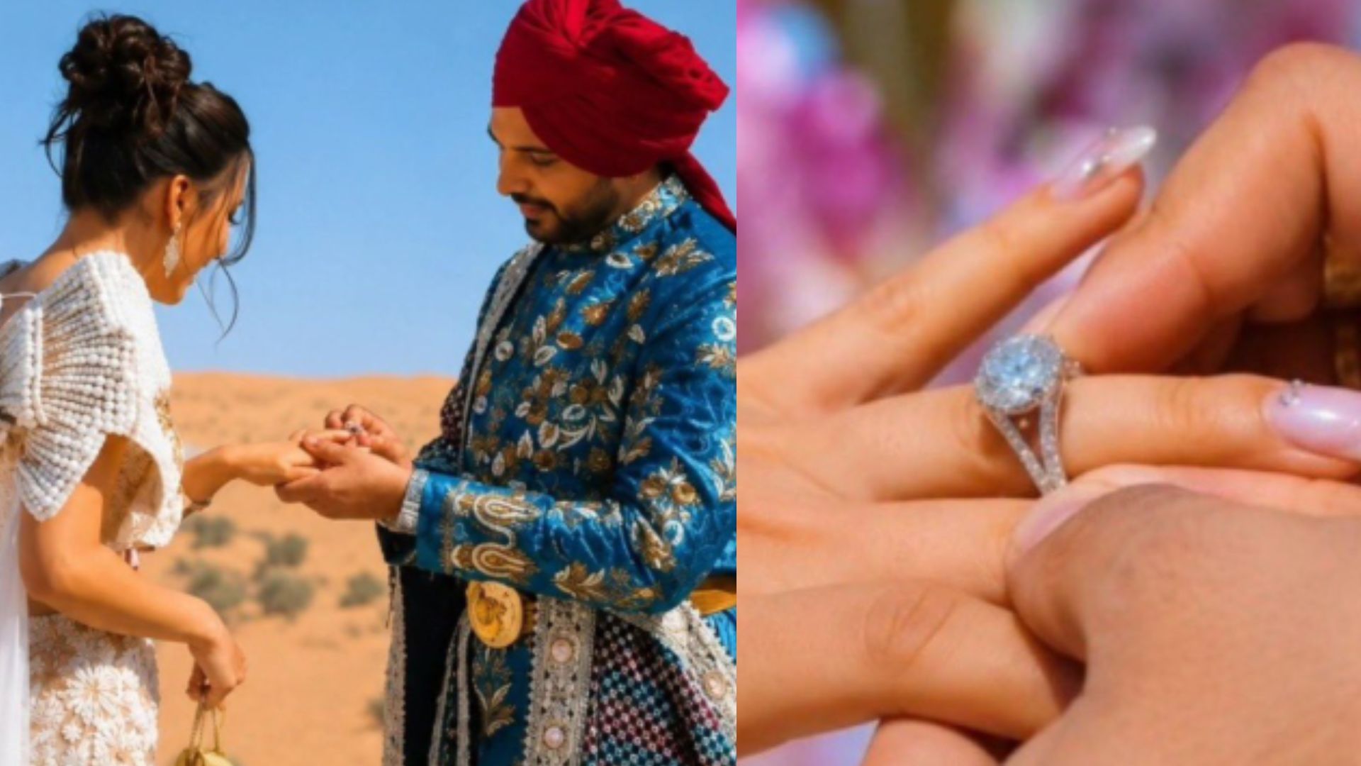 After Four Years Of Dating, Karan Kundrra Proposes Tejasswi Prakash With A Giant Diamond Ring On <i>Desi Bling</i>