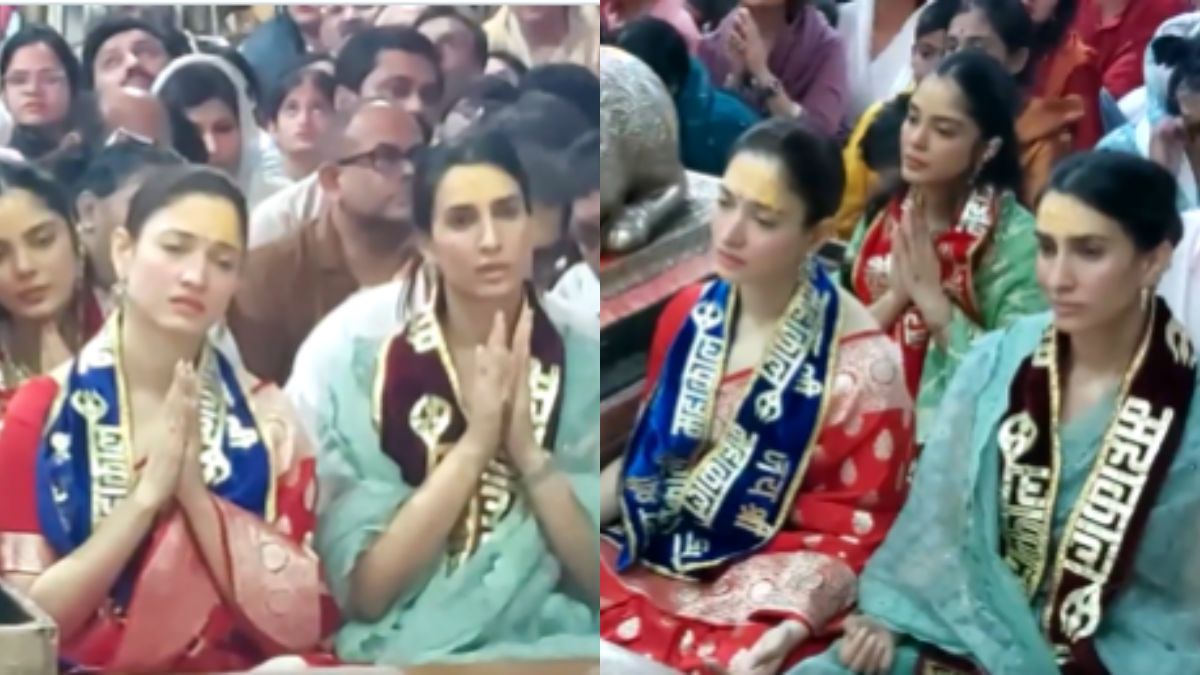Video: Tamannaah Visits Mahakaleshwar Temple in Ujjain, Attends Bhasma Aarti