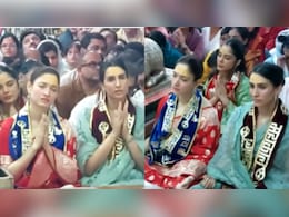 Viral Video: Tamannaah Bhatia Visits Mahakaleshwar Temple In Ujjain, Attends <i>Bhasma Aarti</i>