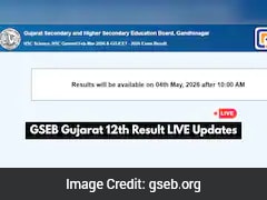 GSEB Gujarat 12th Result LIVE: HSC Results Out At 10 AM, Download Link Here