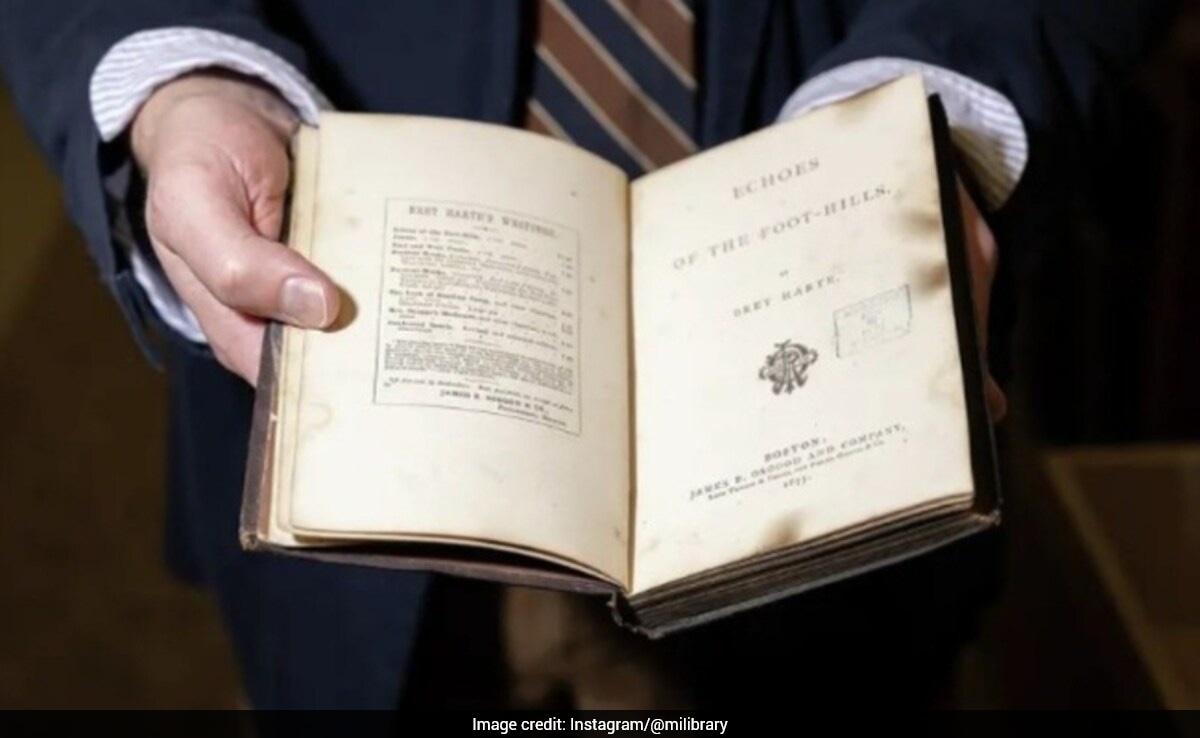 1906 US Fire Reduced 2,00,000 Books To Ashes In Library. 1 Has Now Returned