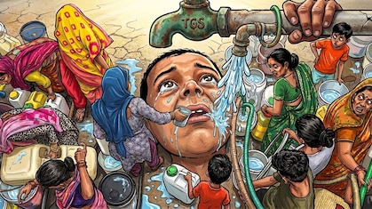 Water Crisis: MP में पानी संकट से मचा हाहाकार, 42%  शहरों को रोज मयस्सर नहीं हो पा रहा पीने का पानी