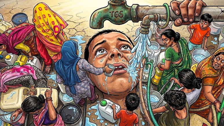 Water Crisis in MP: मध्य प्रदेश में पानी संकट से मचा हाहाकार, 42% &nbsp;शहरों को रोज मयस्सर नहीं हो पा रहा पीने का पानी