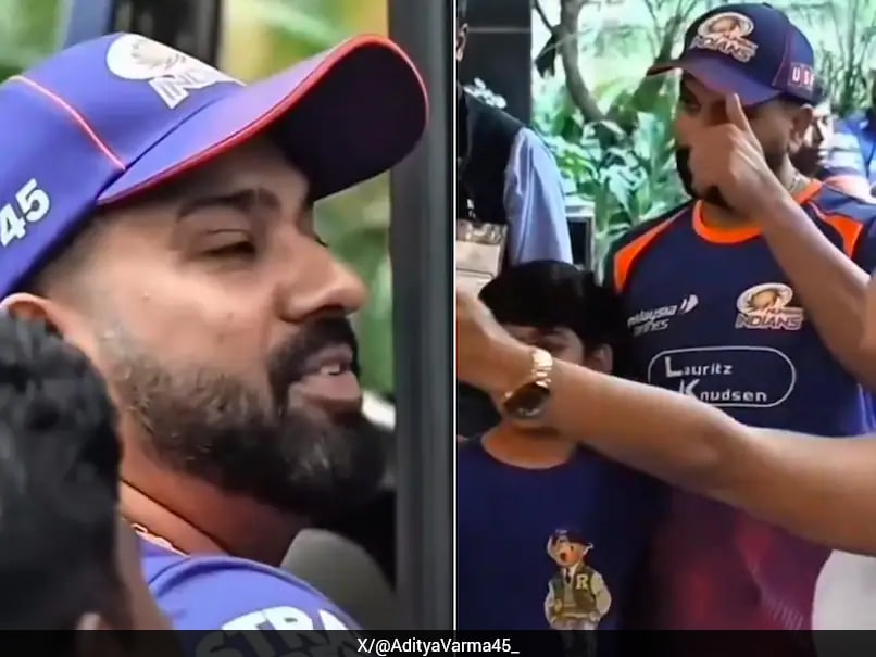 "Kya Karun Main Fir?" Rohit Sharma's Hilarious Interaction With Fan Caught On Camera
