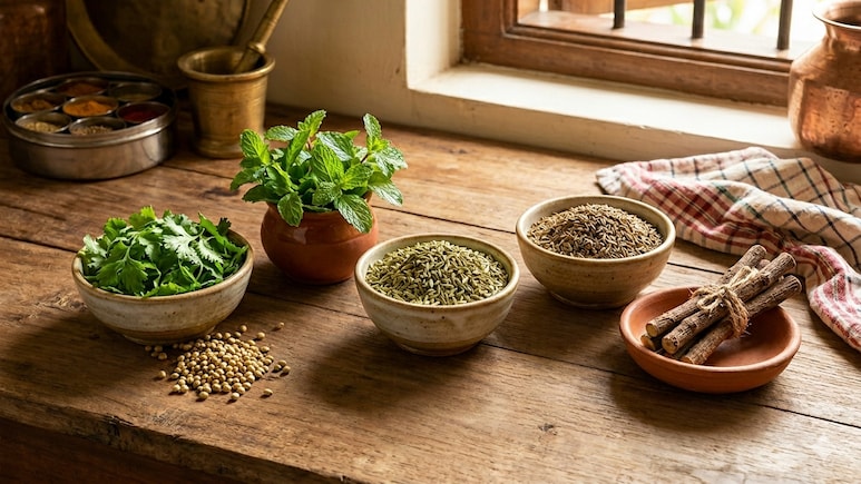 Gastroenterologist Recommends 5 Indian Herbs And Spices To Help With Acid Reflux