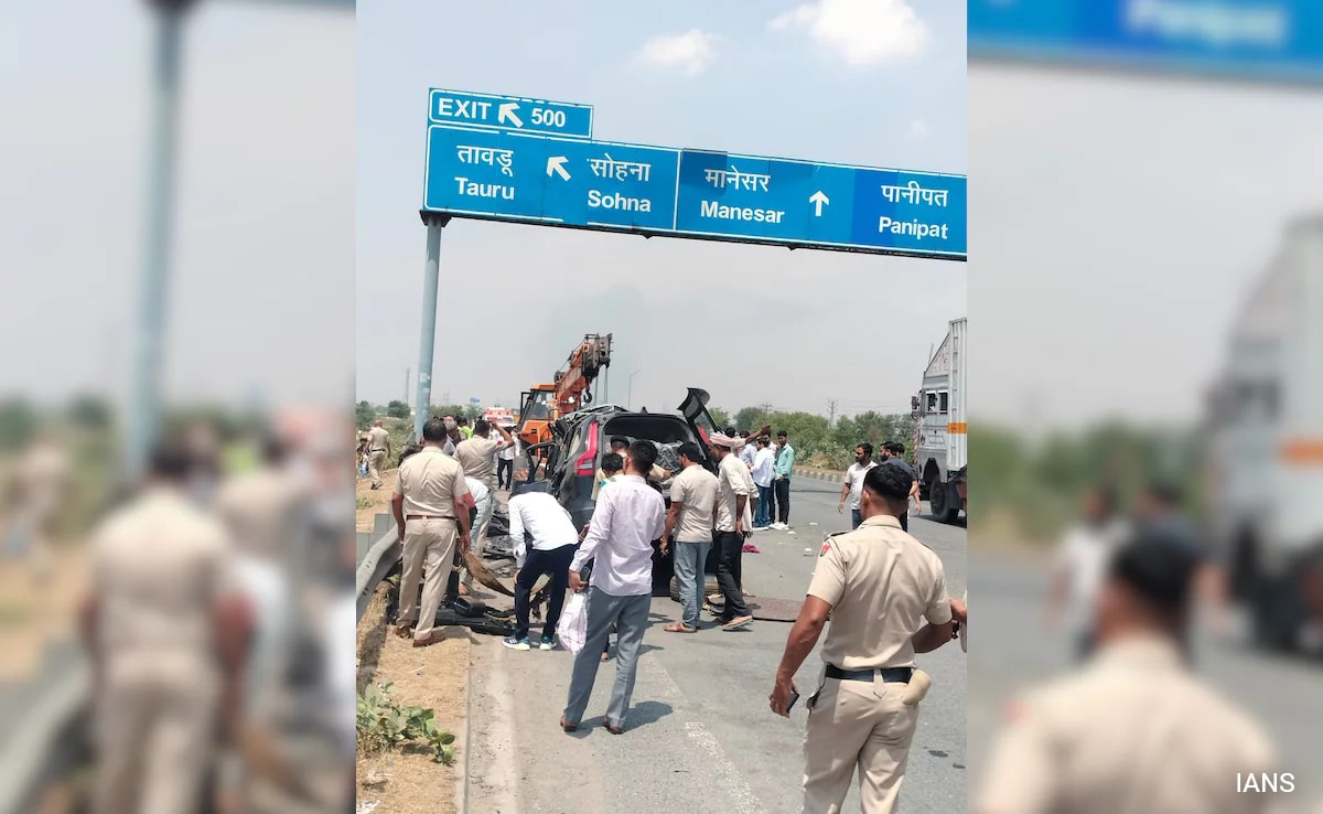 5 UP Cops Killed After SUV Collides With Vehicle On Haryana Expressway