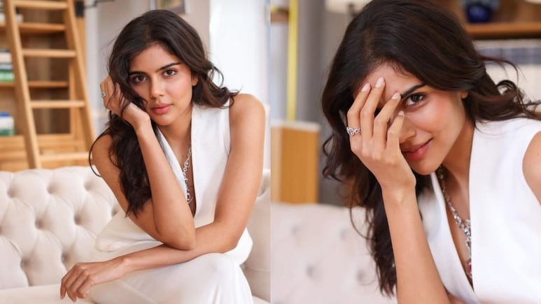 <i>Lokah</i> Star Kalyani Priyadarshan Keeps It Simple And Stylish In All-White For Cannes Debut