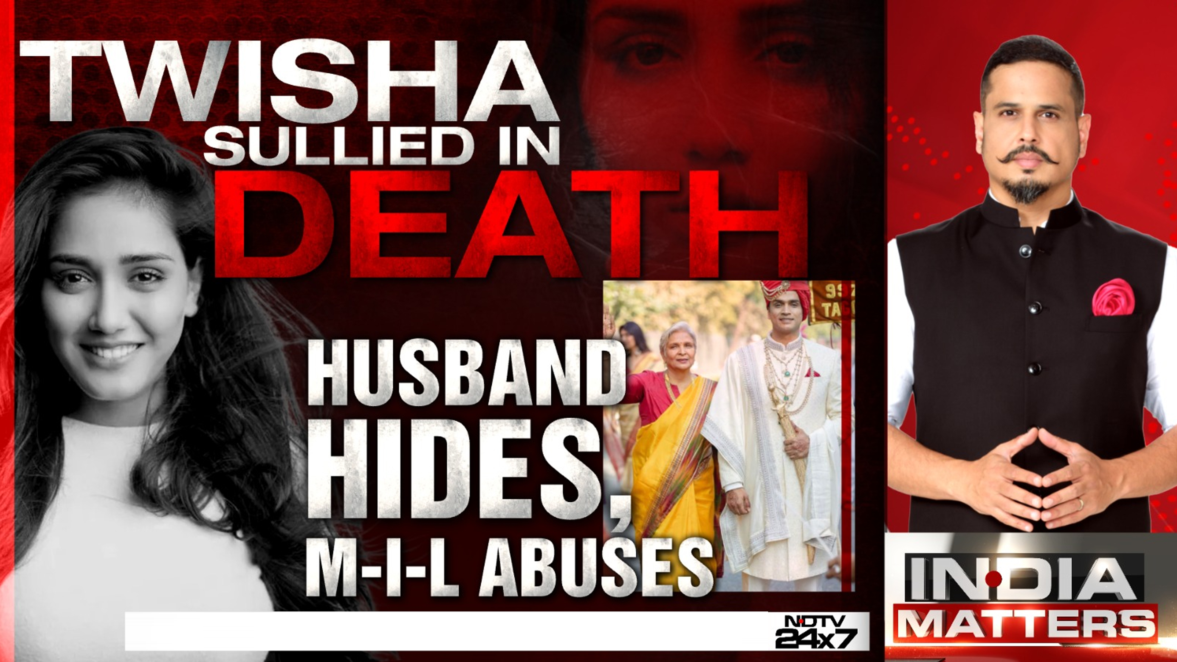Twisha Sullied In Death: Husband Hides, Mother In Law Abuses