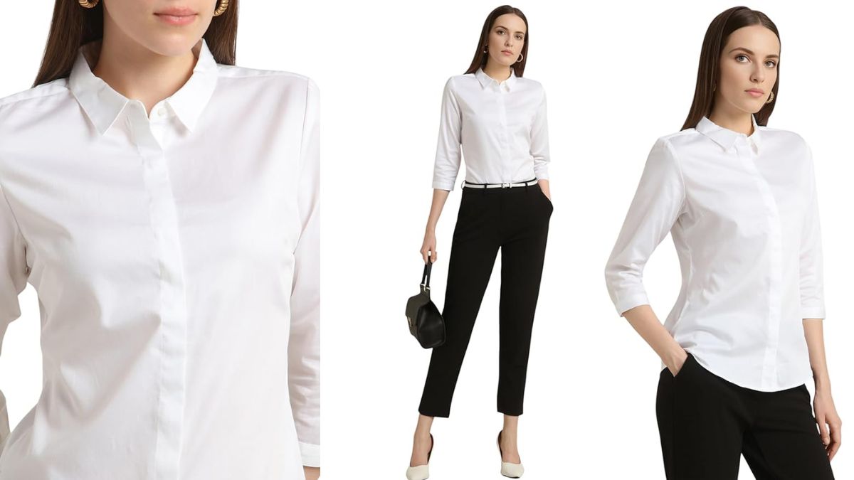 The perfect white shirt — endlessly wearable. Casual by day, polished by night.