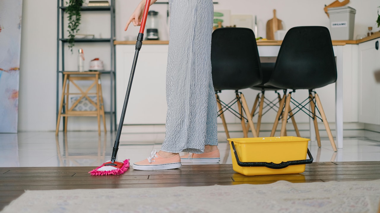 Why Textured Tiles Stay Sticky After Mopping With A Spin Mop Why Textured Tiles Stay Sticky After Mopping With A Spin Mop