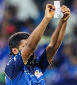 Jai Sri Ram: Mumbai Indians Stars Mysterious Note After Taking 1st IPL Wicket Revealed