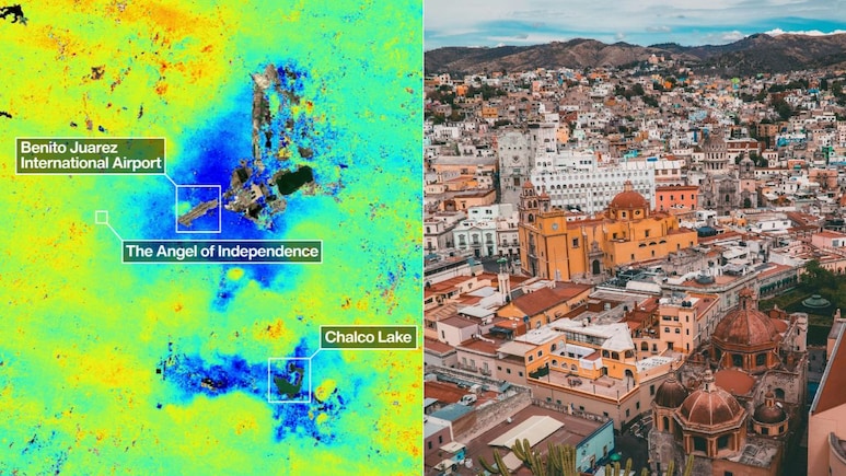 Mexico City Sinking Nearly 10 Inches A Year. NASA Spotted It From Space
