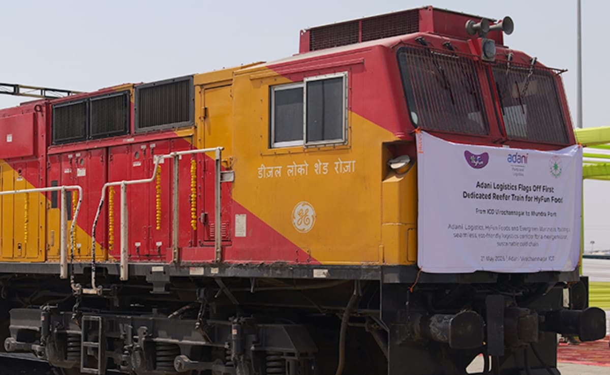 इस रीफर ट्रेन से फ्रोजन खाद्य उत्पादों की एक निश्चित तापमान और समय पर डिलीवरी सुनिश्चित की जाएगी.  