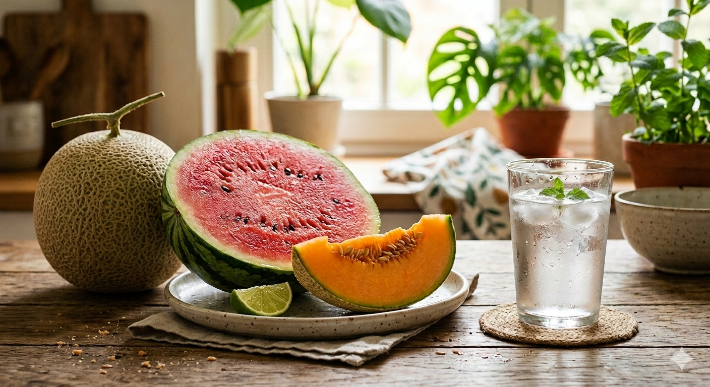 Both fruits are primarily composed of water