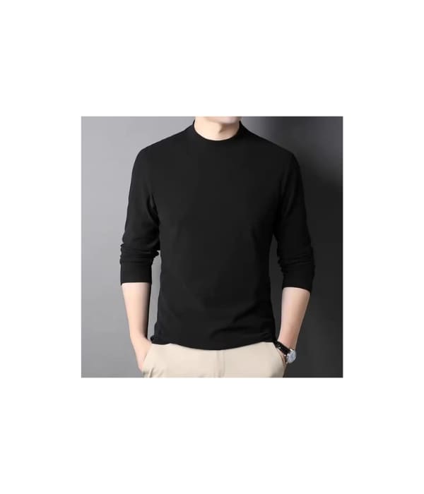 Click here to buy: DIDO Solid Men Black T-Shirt