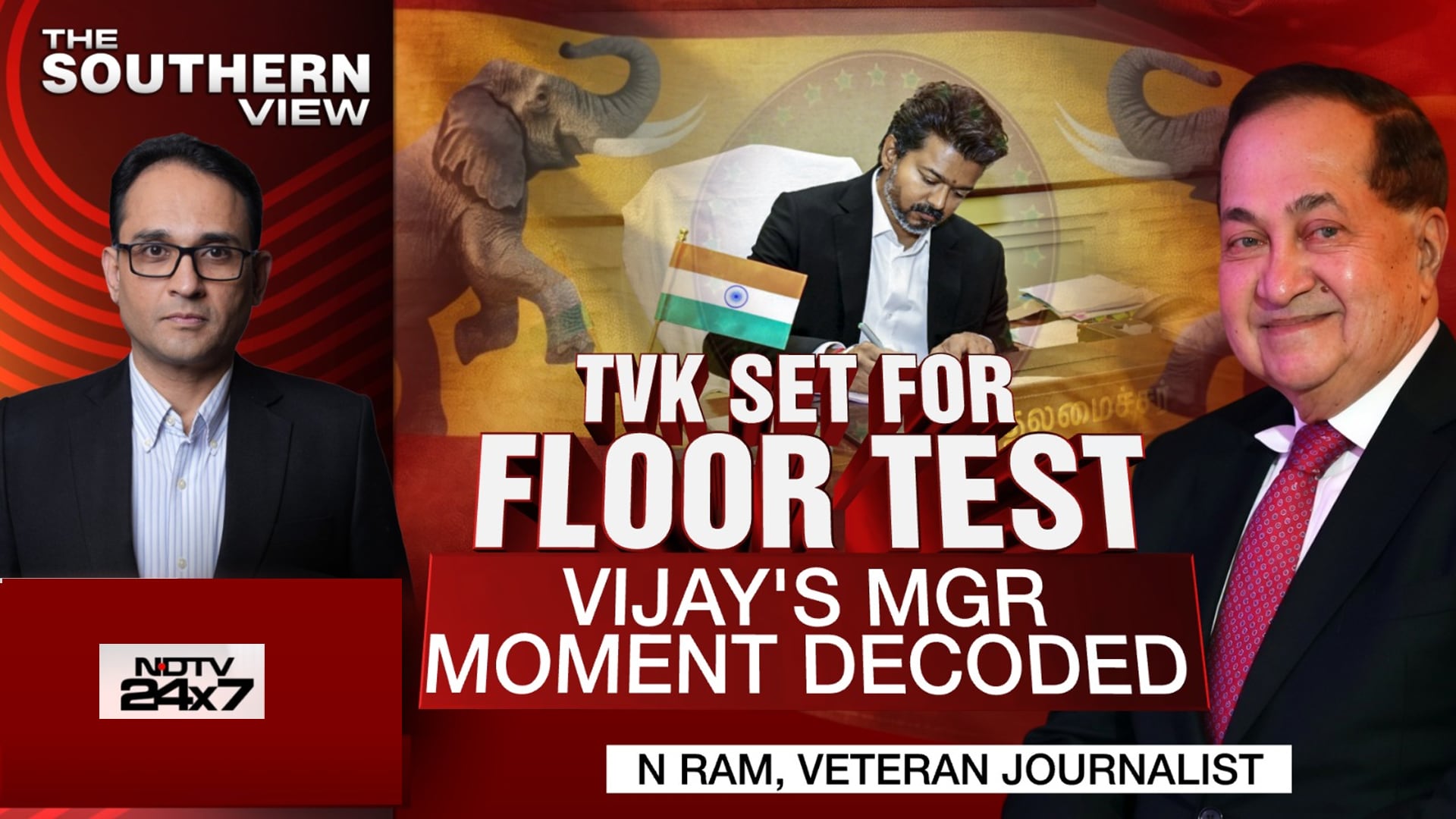 'No Instability For Now, Vijay Has The Numbers"': N Ram
