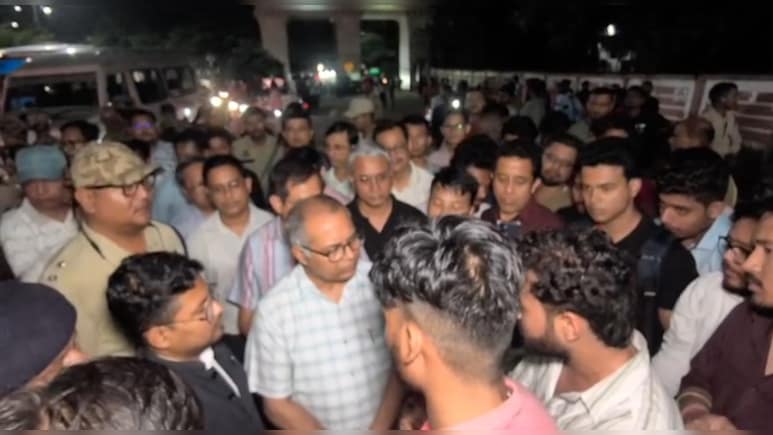 Students Protest At Gauhati University Over Fee Hike, Admission Charges