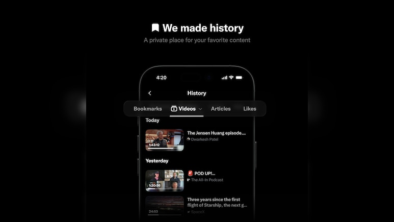 X Launches New 'History' Tab: How To Track Your Watched Videos And Likes