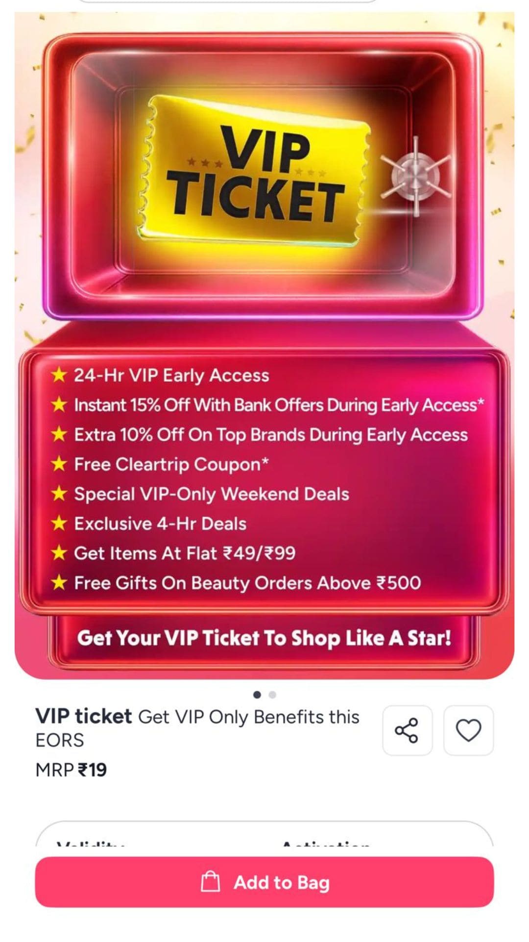 The ticket is easy to buy and comes at a minimal cost.