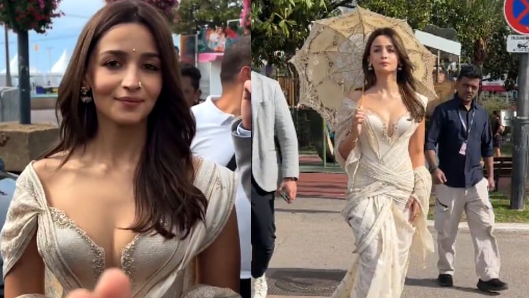 Alia Bhatt Channels Her Inner Desi Girl In A Saree-Inspired Gown And A Nose Ring On Day 2 Of Cannes 2026