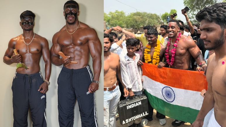 अमेरिका के फिटनेस इन्फ्लूएंसर Ashton Hall ने MP के डाकिए पर की पैसों की बारिश, THAR दिलवाई, अब देंगे $50,000