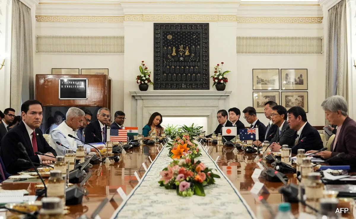 Live Updates: "We Have To Address Connectivity Chokepoint Issues," Says S Jaishankar At Quad Meet