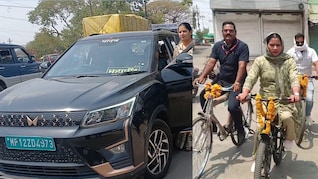 PM मोदी की अपील का असर: 'मैडम विधायक' Car छोड़ साइकिल पर सवार होकर पहुंचीं दफ्तर, तो EV पर आईं महापौर