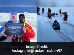 Rustam Nabiev Becomes First Double Amputee To Climb Everest Using Only Arms