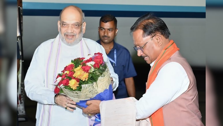 छत्तीसगढ़: भगवान राम के ननिहाल पहुंचे केंद्रीय गृहमंत्री अमित शाह, सीएम विष्णु देव साय ने किया स्वागत