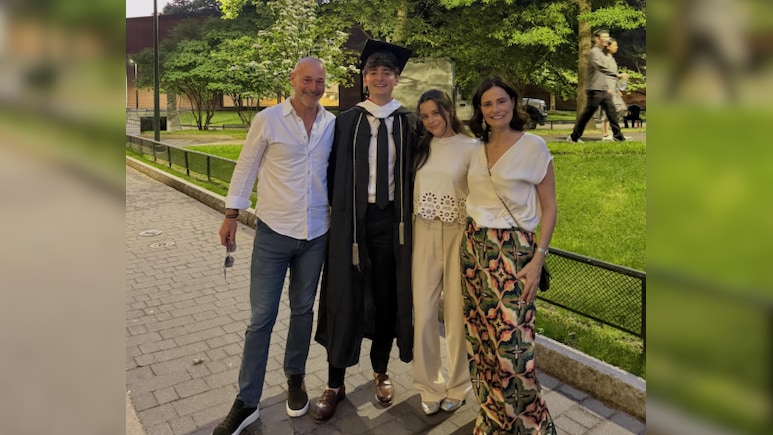 Stranger Things Star Noah Schnapp Earns Ivy League Degree, Celebrates Graduation With Family