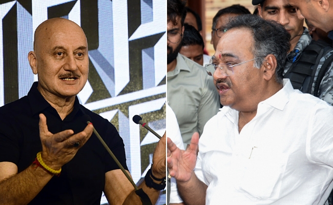 "Anupam Kher Ke Sar Pe Baal...": BJP Leader Jabs Trinamool, Actor Reacts