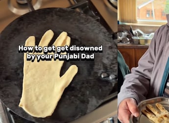 Punjab Creator Serves Hand-Shaped Roti To Dad Asking 'Thappad Khana?' His Reaction Is Priceless