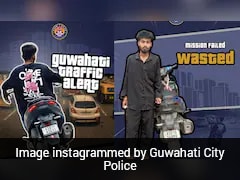 'Nagara Naam' Meets GTA: Guwahati Police's Unique Anti-Stunt Riding Campaign Goes Viral