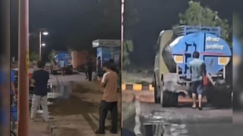 Video: IIT Jodhpur Students Chase Tanker Amid Drinking Water Shortage