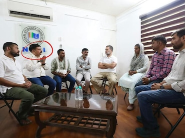 राहुल गांधी से पीड़ित परिवार की मुलाकात पर विवाद, साथ खड़ा दिखा रोहित गोदारा गैंग से जुड़ा हिस्ट्रीशीटर