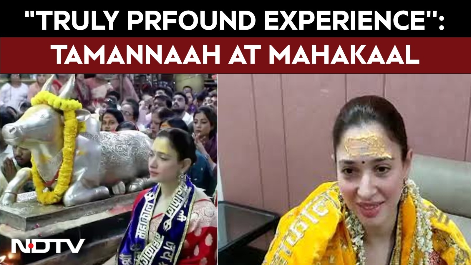 “Truly Profound”: Tamannaah Bhatia Expresses Delight On Visiting Ujjain Mahakaal Temple