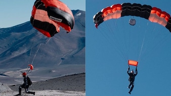 Thailand Man Sets World Record After Landing On World's Highest Active Volcano